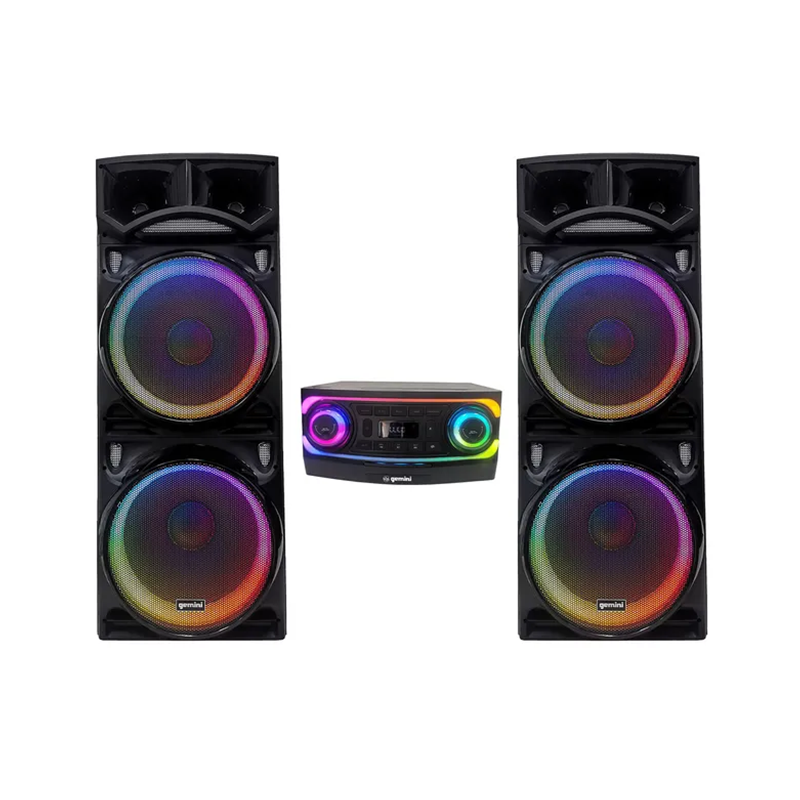 Gemini Sound GMAX S7500 | Sound System – LED Flame Lighting – Karaoke ...