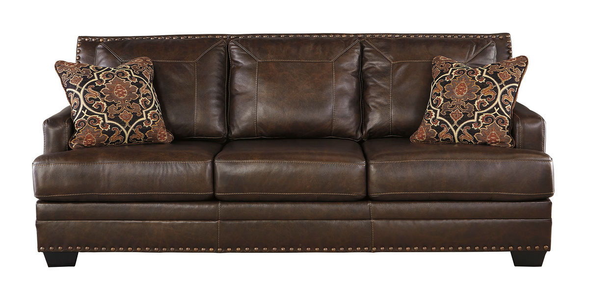 corvan antique leather sofa