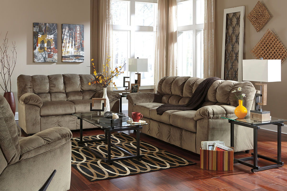 Julson Dune Sofa, Loveseat & Rocker Recliner EZ Furniture Sales