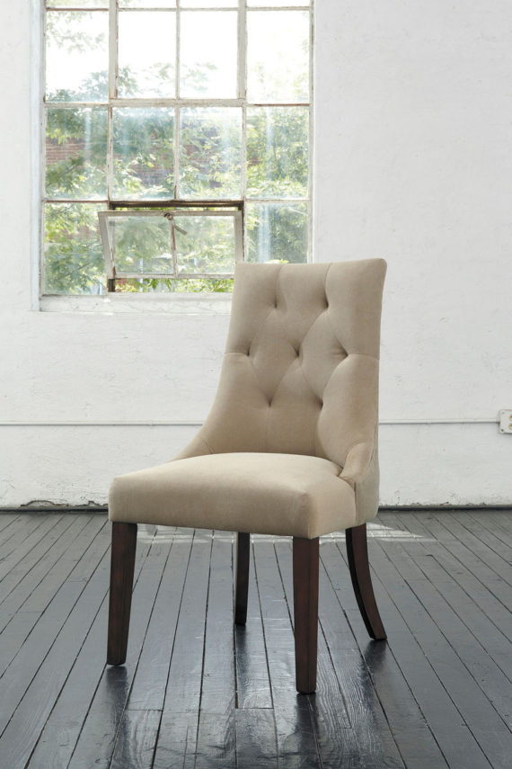 Mestler - Light Brown - Dining UPH Side Chair (2/CN) - EZ Furniture