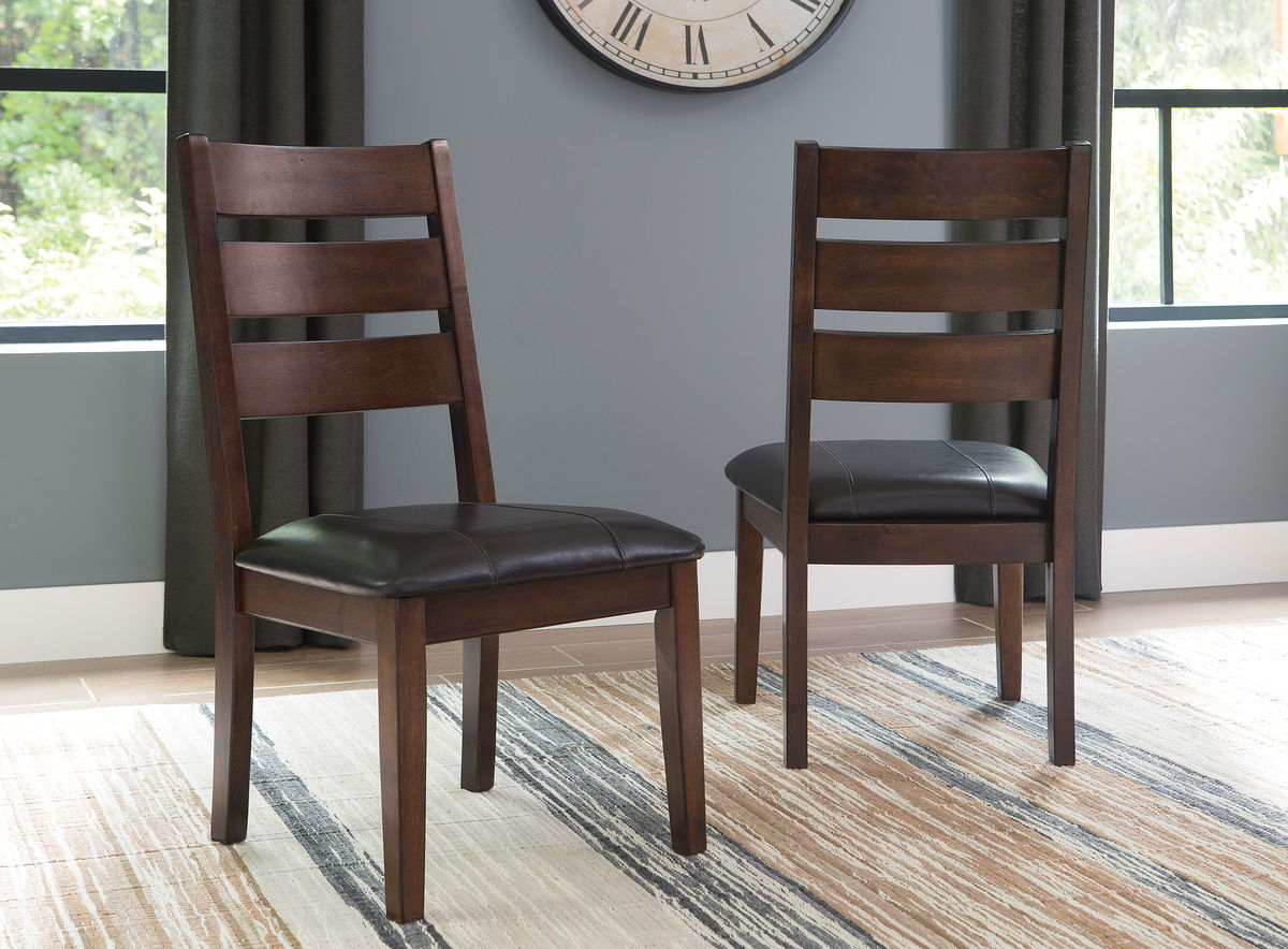 dark brown dining room chairs
