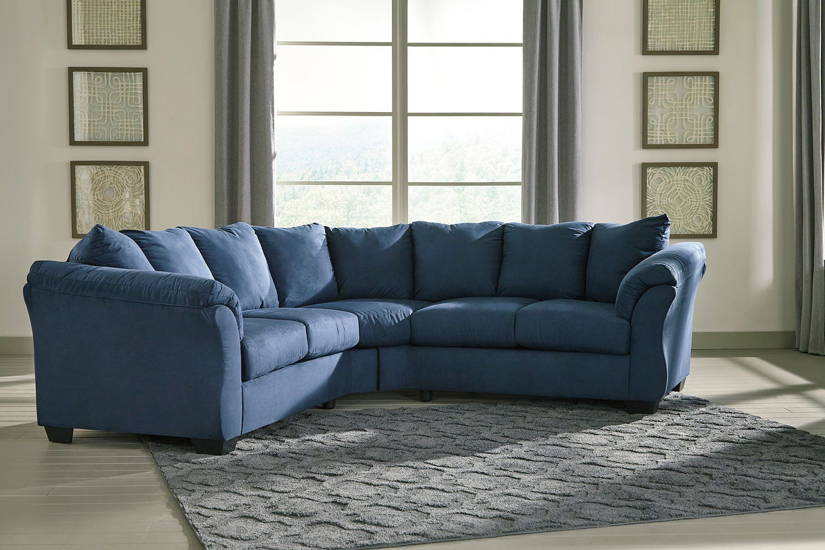 Darcy blue laf deals sectional