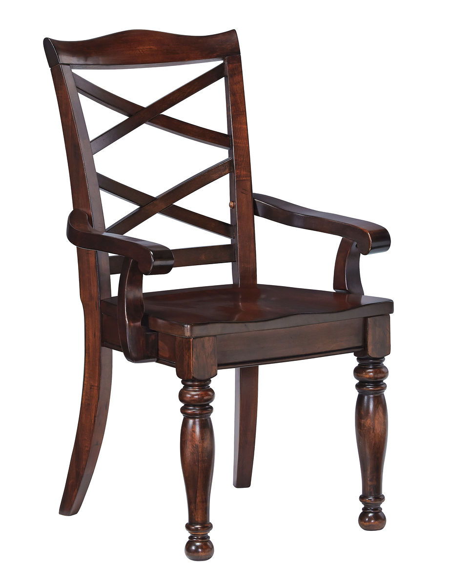 Porter - Rustic Brown - Dining Room Arm Chair (2/CN) - EZ Furniture