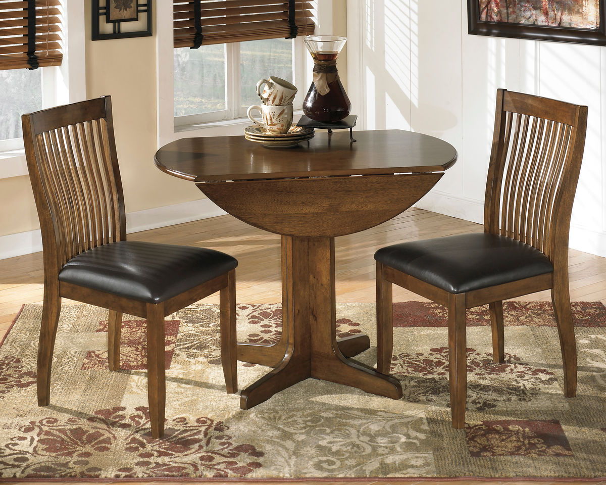 round drop leaf kitchen table and chair