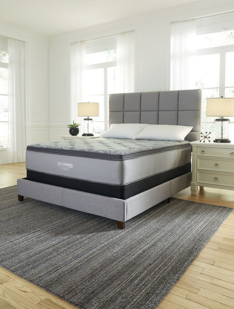 Augusta - White - Queen Mattress & Foundation - EZ Furniture Sales ...