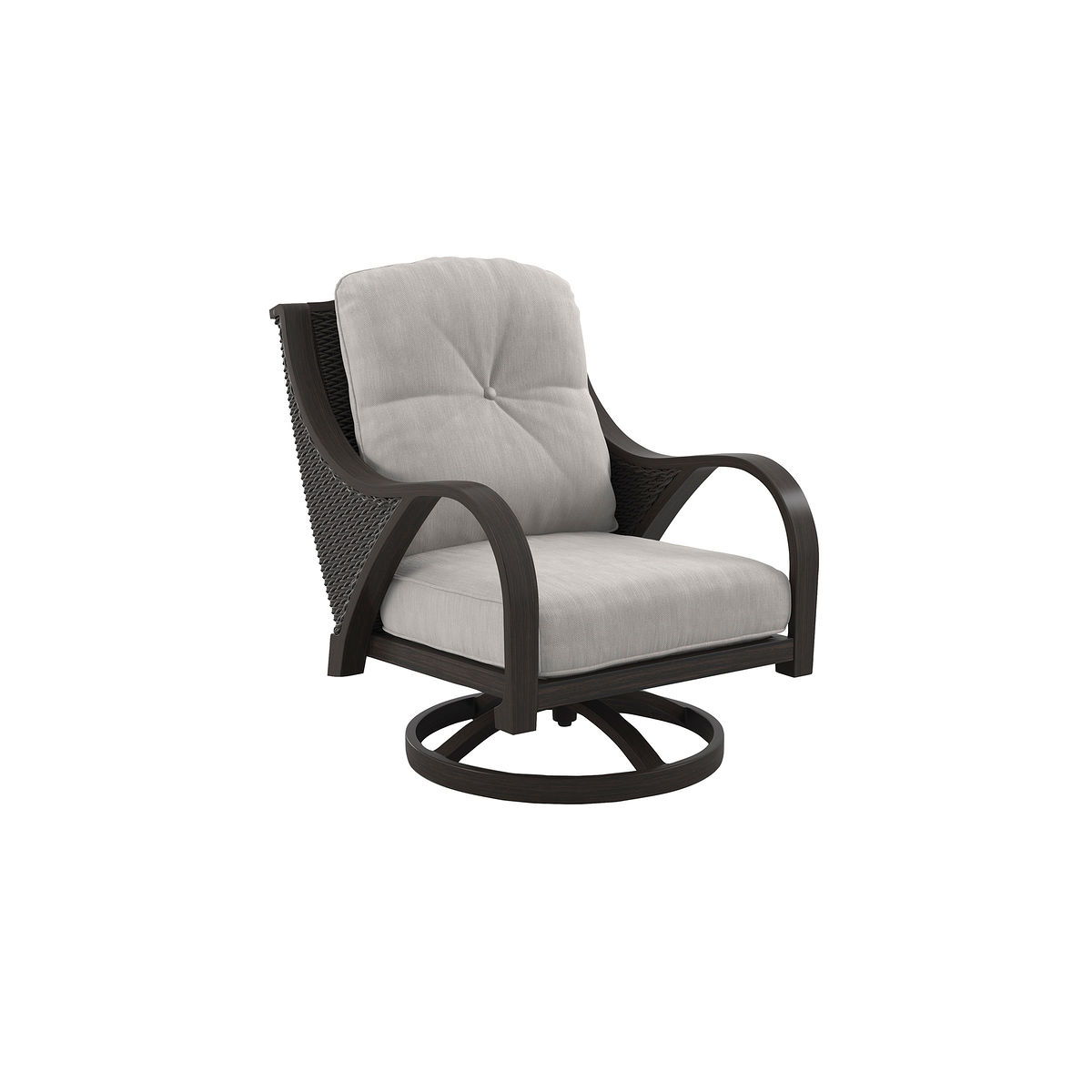 marsh creek swivel lounge with cushion