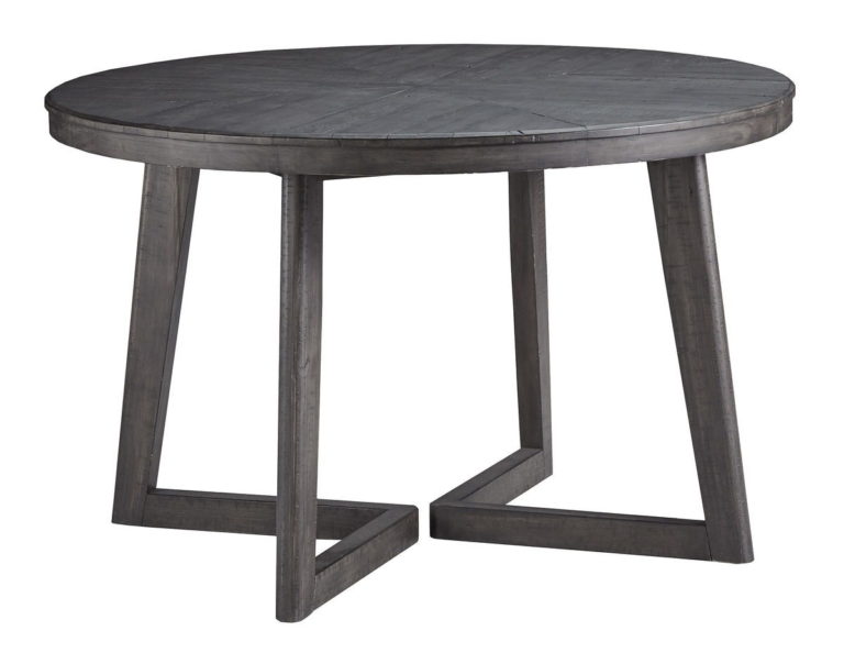 Besteneer Dark Gray Round Dining Room Table