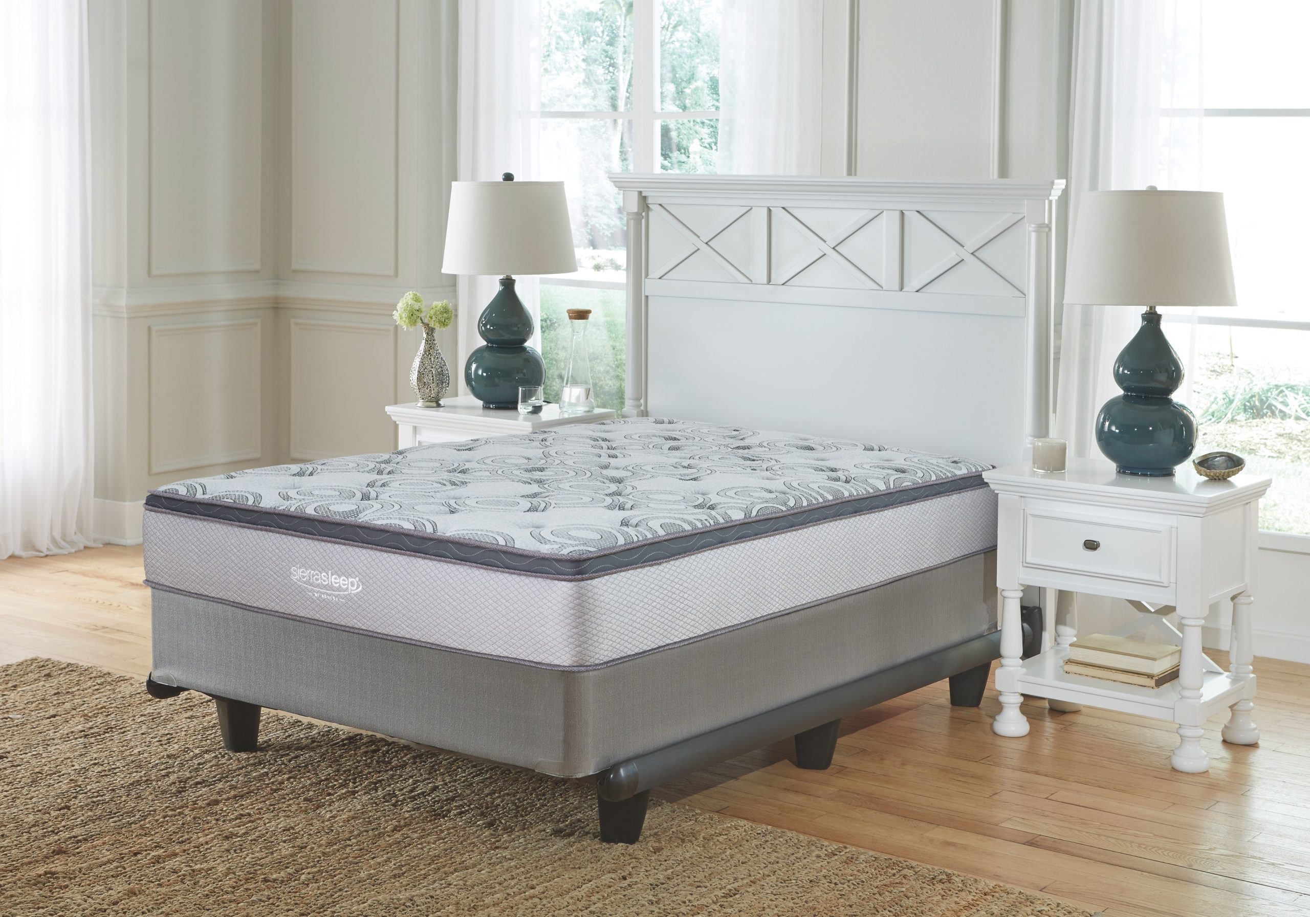 augusta white king mattress