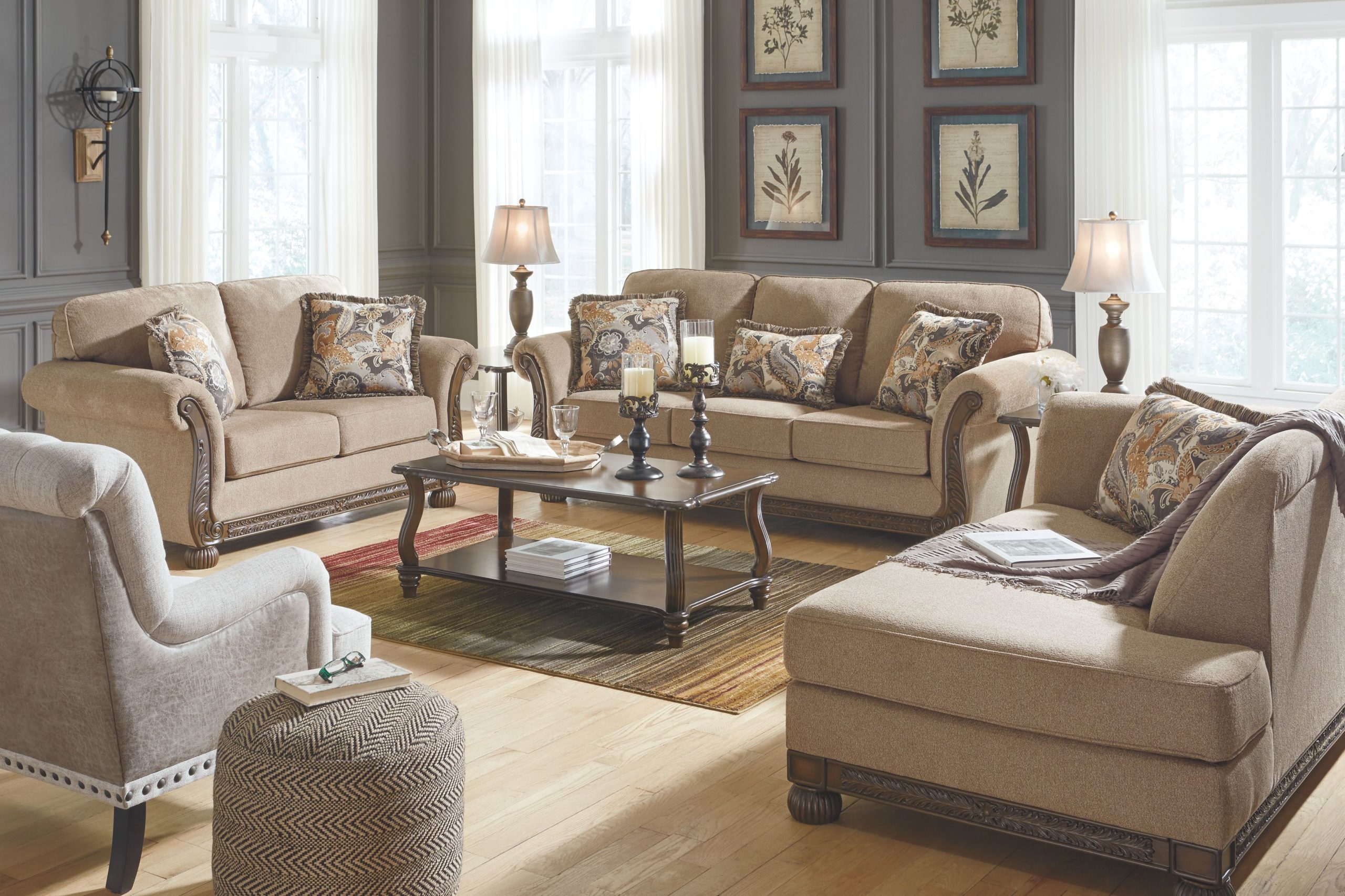 Westerwood - Patina - Sofa, Loveseat, Chaise, Tartonelle Accent Chair ...
