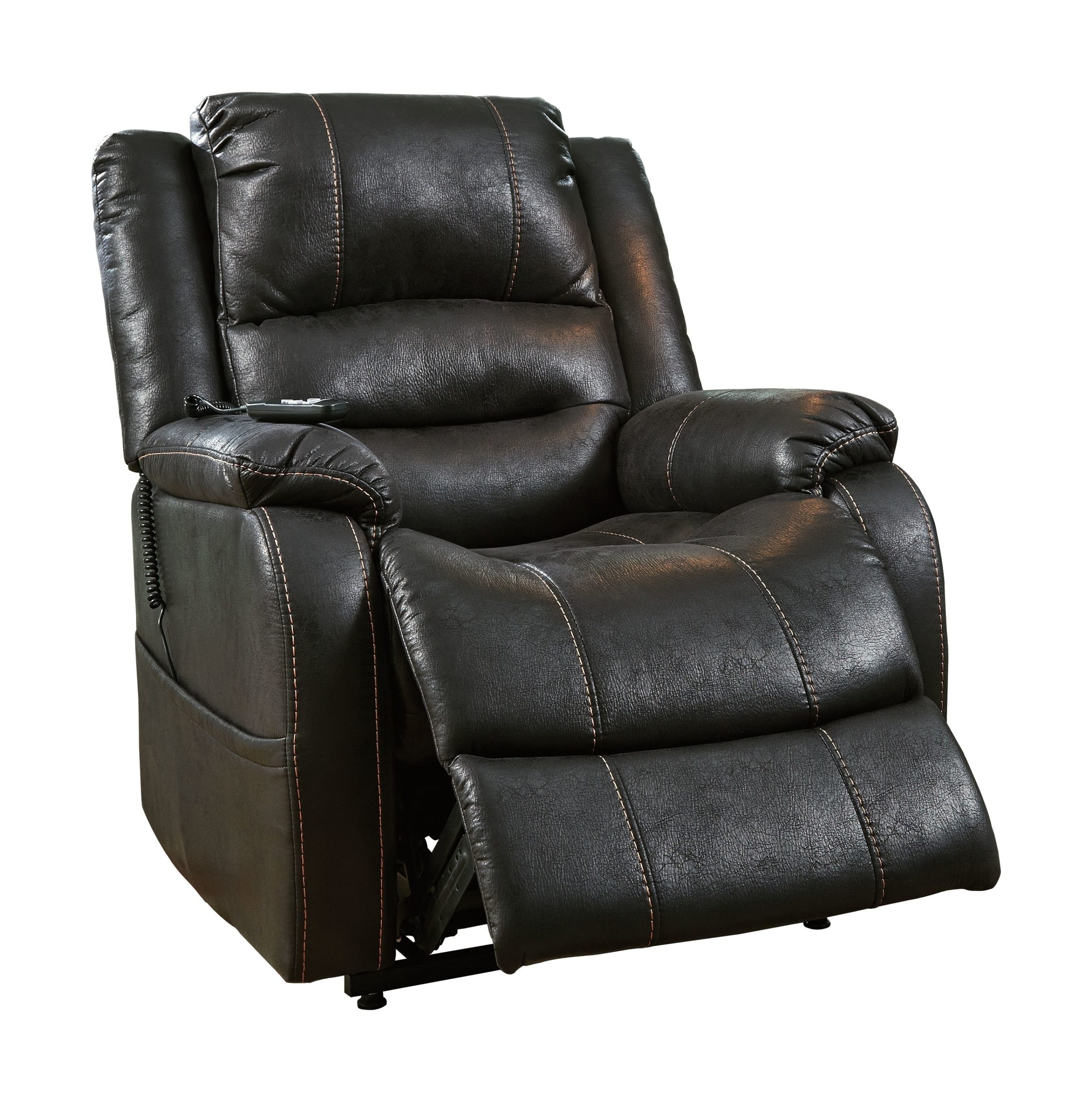 Yandel – Black – Power Lift Recliner – EZ Furniture Sales & Leasing