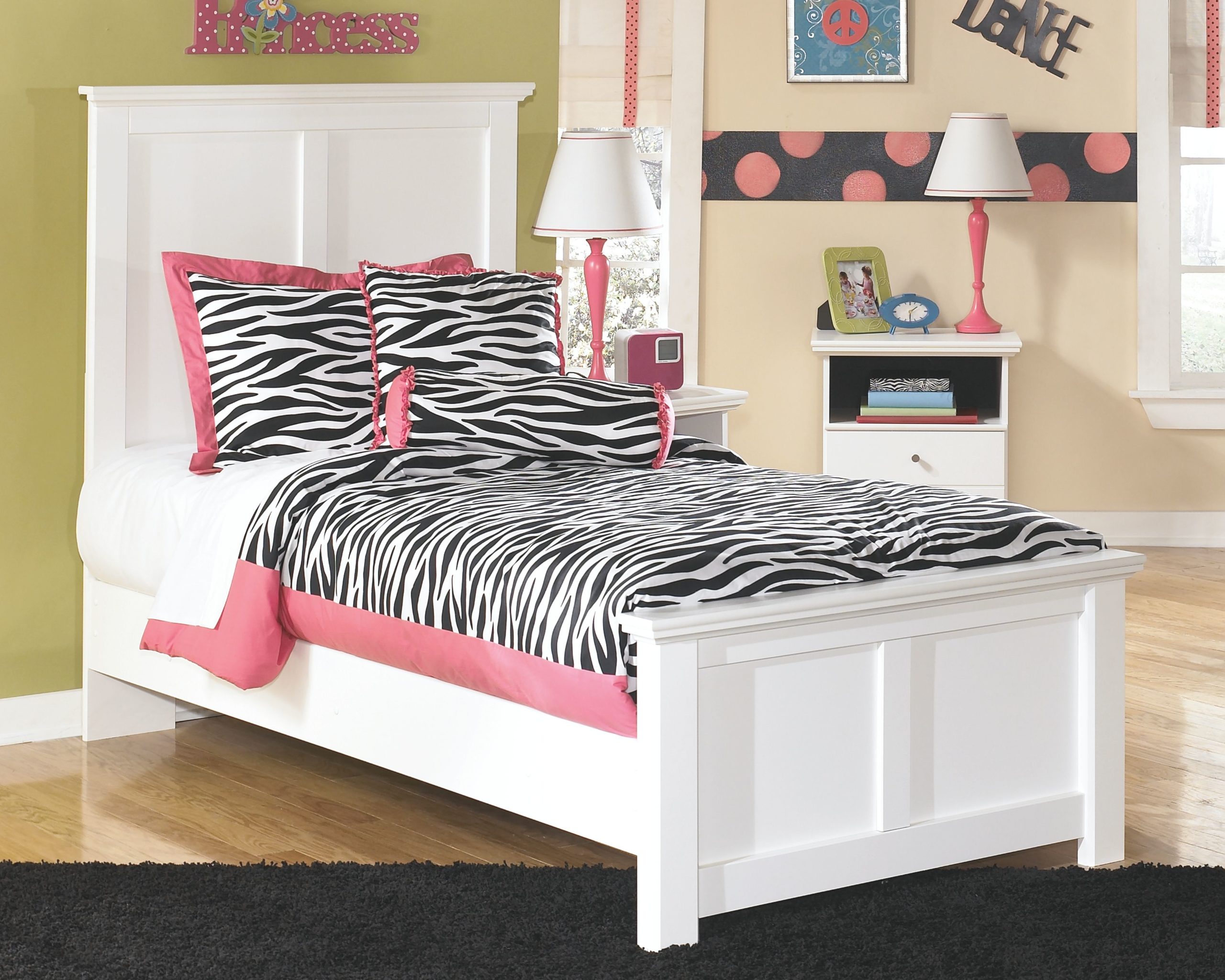 Bostwick Shoals - White - Twin Panel Bed - EZ Furniture Sales & Leasing