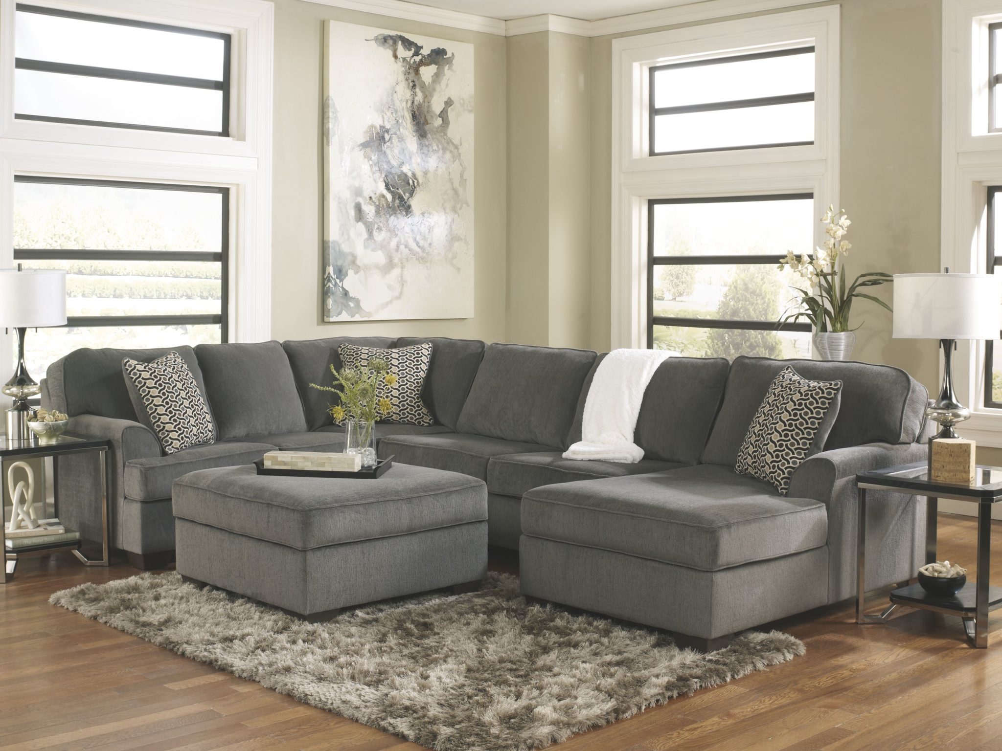 Living Room With Couch And Loveseat