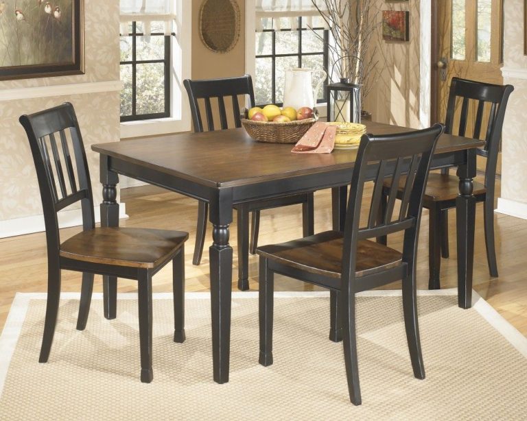 ashley dining room table sets