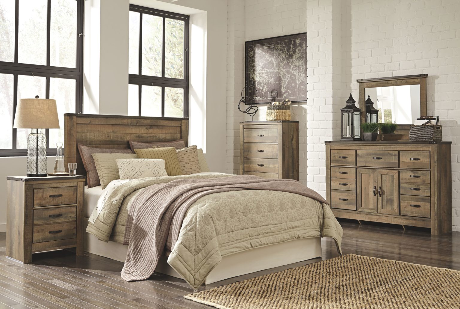 ashley bedroom furniture set queen brianlly set