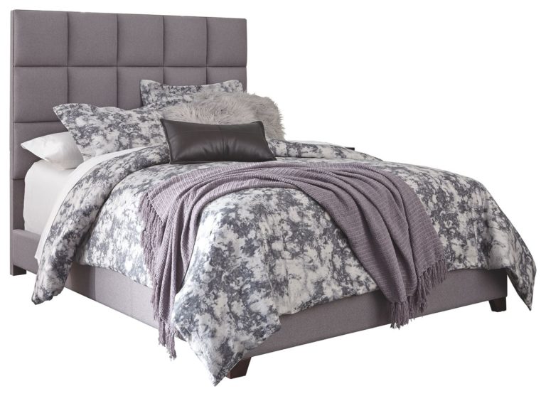 Dolante - Gray - King Upholstered Bed - EZ Furniture Sales & Leasing