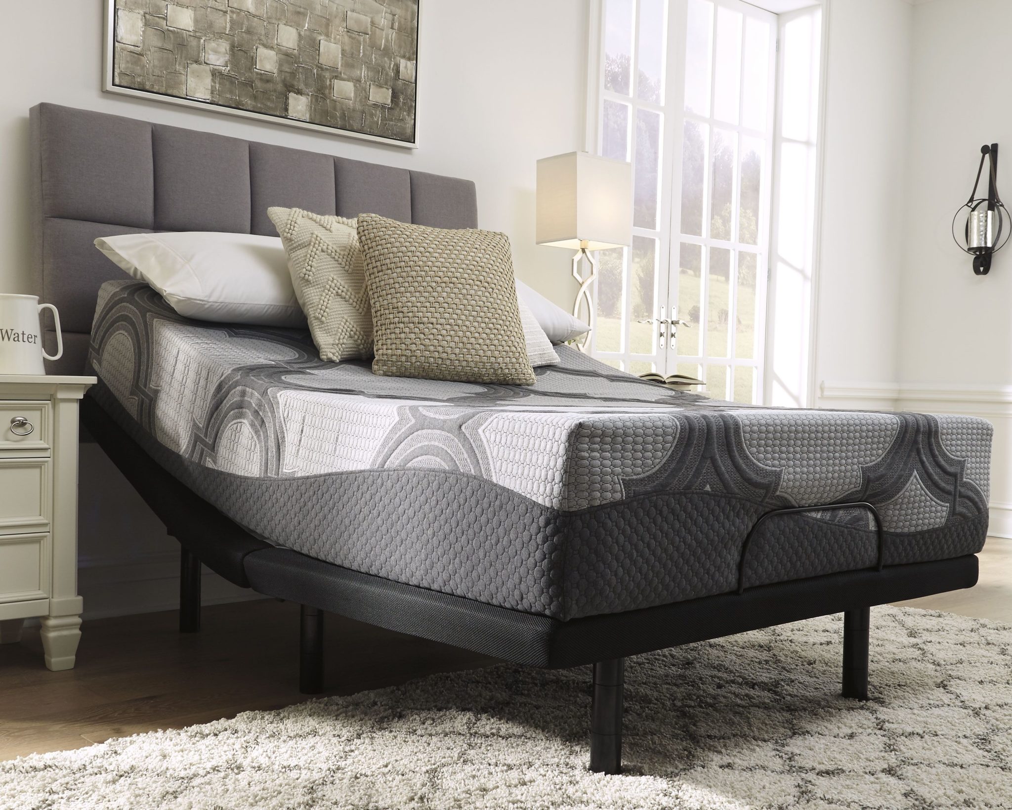 hybrid mattress adjustable base friendly