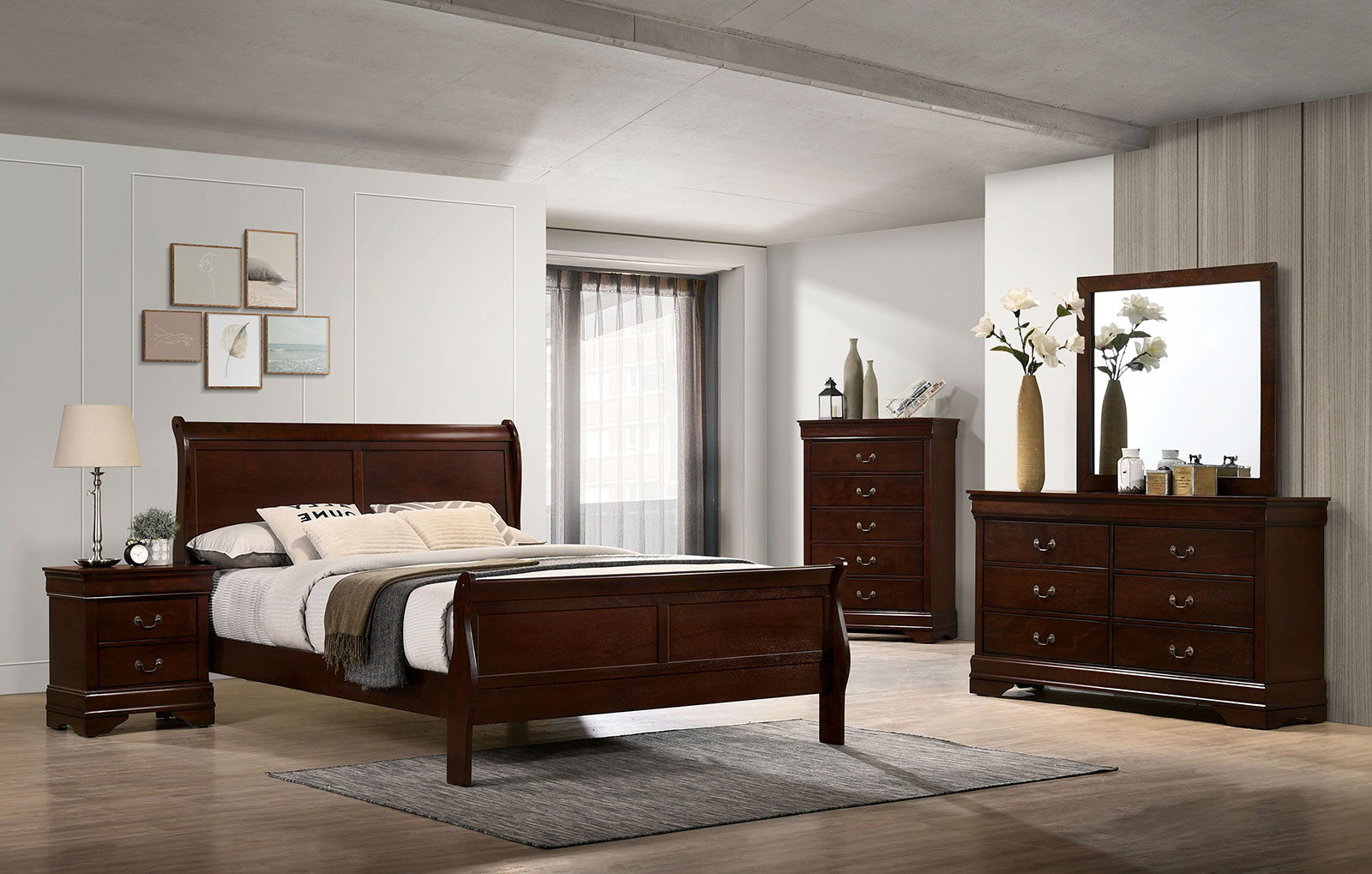 Louis Philippe Full Bed Just Furniture