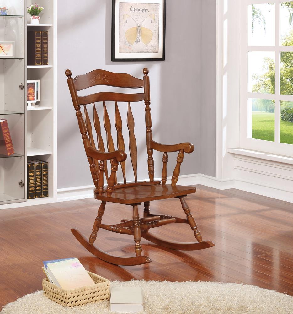 Coaster Fine Furniture Aylin Rocking Chair Medium Brown