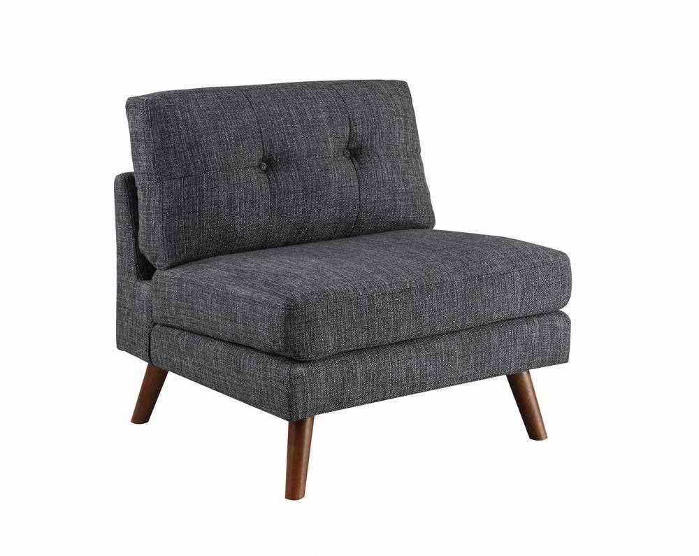 Coaster Fine Furniture - Churchill - Tufted Cushion Back Armless Chair ...