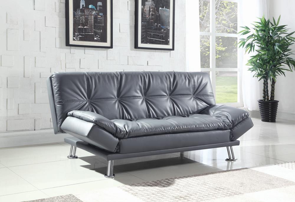 coaster company dilleston collection contemporary sofa bed black
