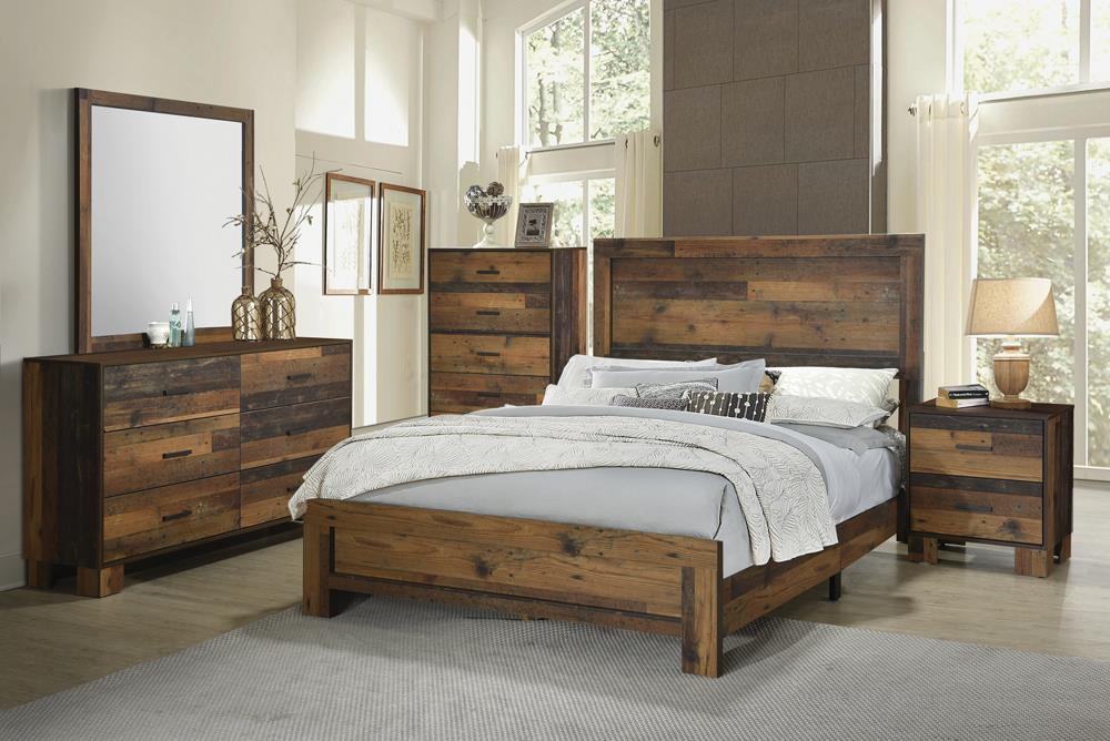 Coaster Fine Furniture - Sidney - 4-Piece Queen Panel Bedroom Set ...