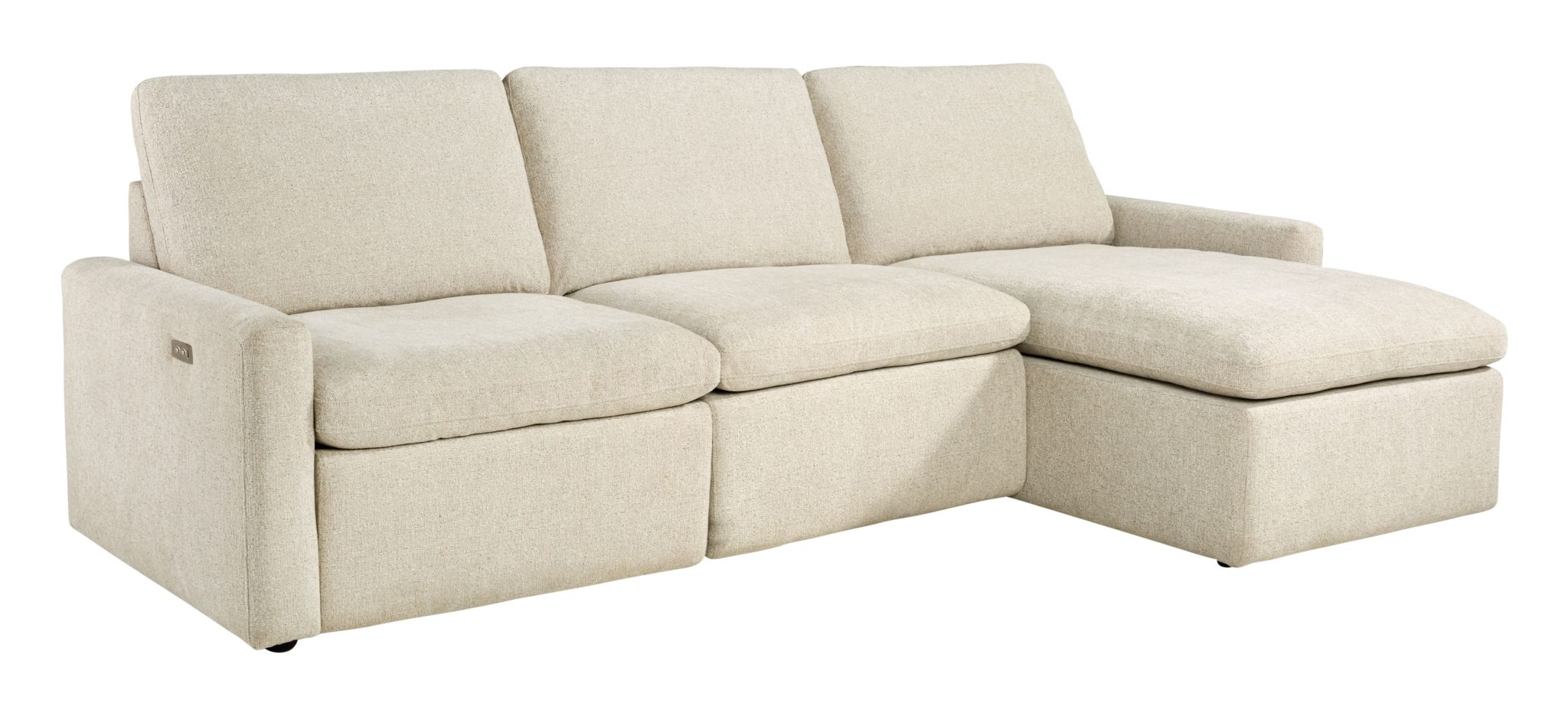 Ashley Furniture Hartsdale Linen Right Arm Facing Reclining Sofa