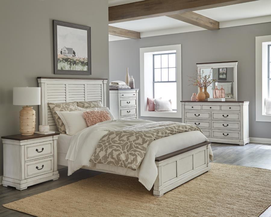 Coaster Furniture Taylor Bedroom Set Light Honey Brown and Grey