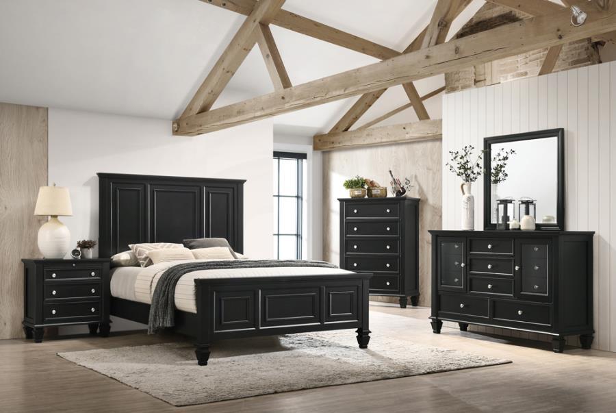 Coaster Fine Furniture - Sandy Beach - King Bed 3 Piece Set - Black ...