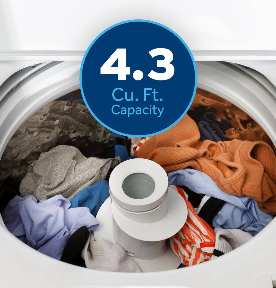 GE 4.3 Cu. Ft. Cold Plus Washer + 7.2 Cu. Ft. Dryer - Image 5