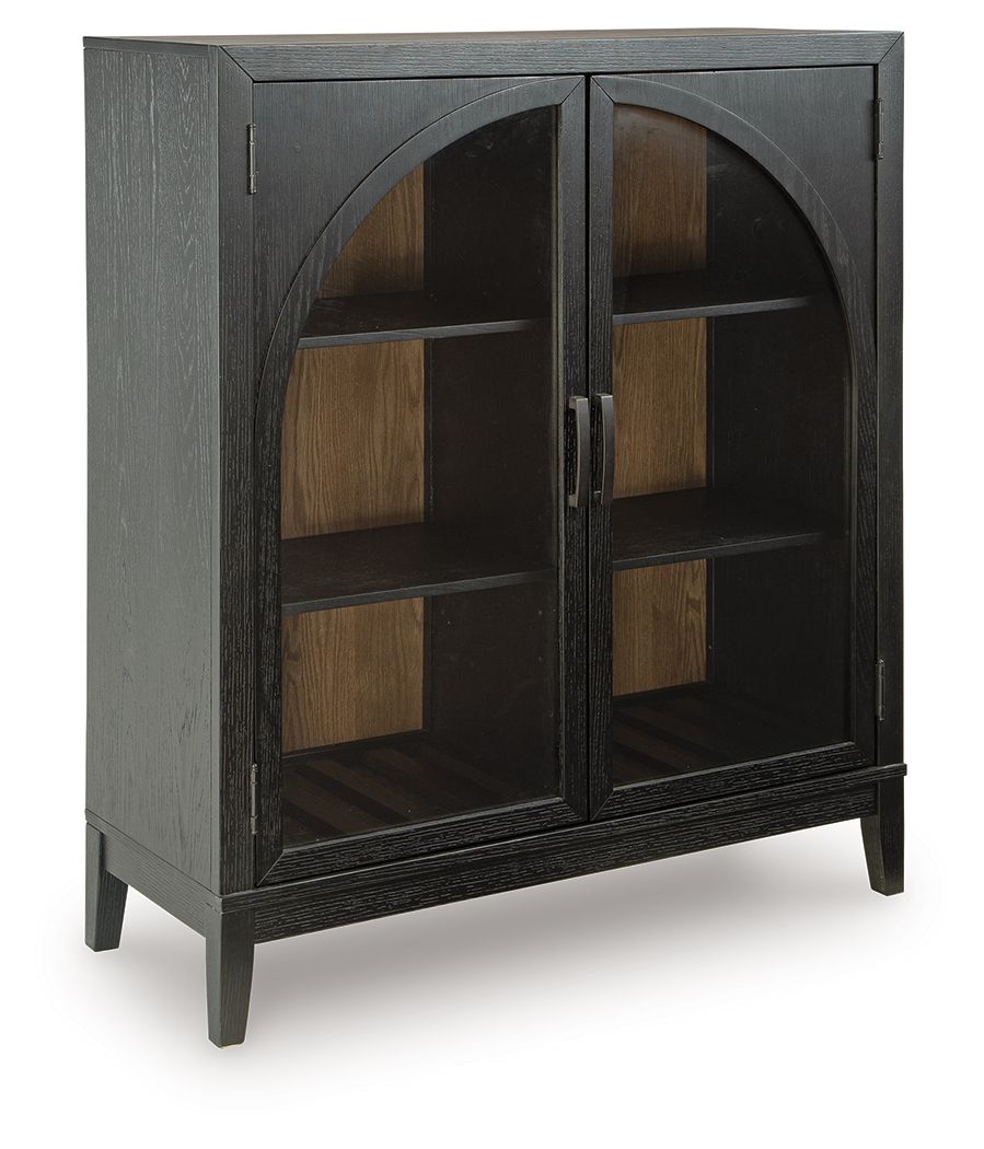 Ashley Furniture Armenleigh - Bar Cabinet - Black / Brown