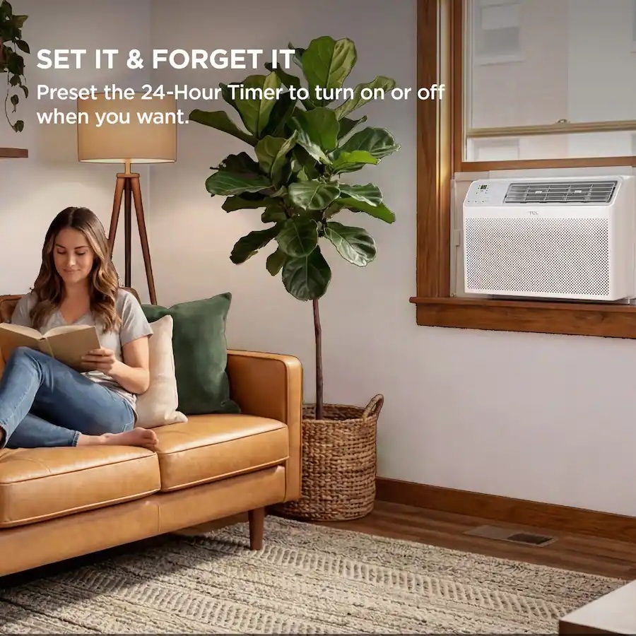 TCL 350 Sq. Ft. 8,000 BTU Smart Window Air Conditioner - Image 2