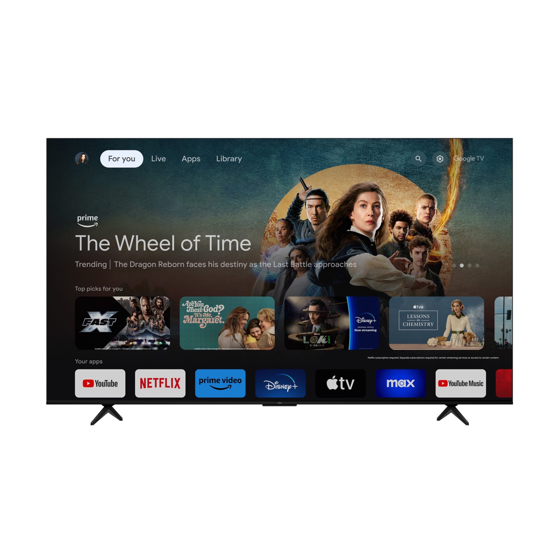 TCL 85" Class S5 4K UHD HDR LED Smart Google TV - Image 5