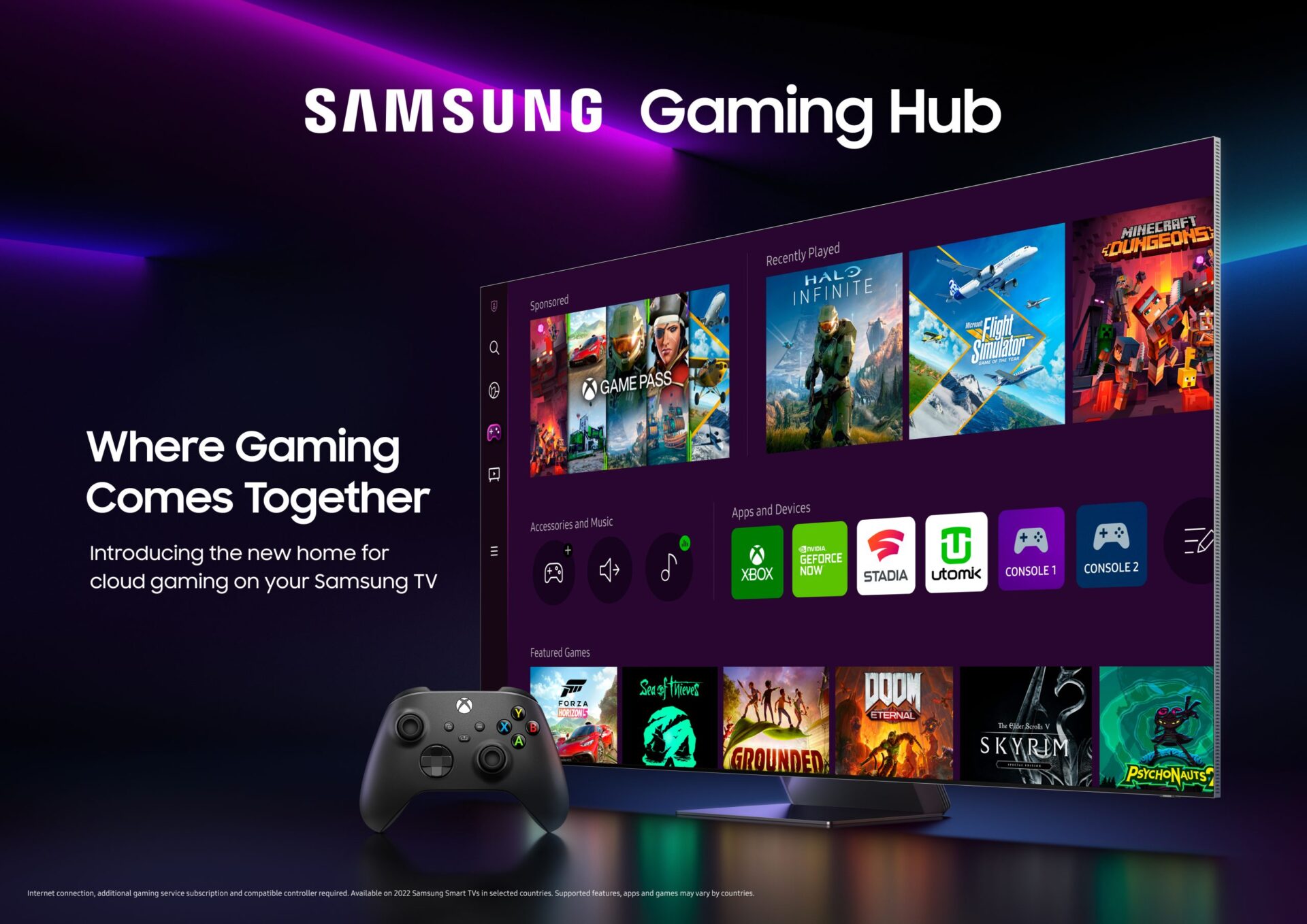 Samsung 75" Class M70H Series Mini LED 4K UHD Smart TV with Gaming Hub - Image 3